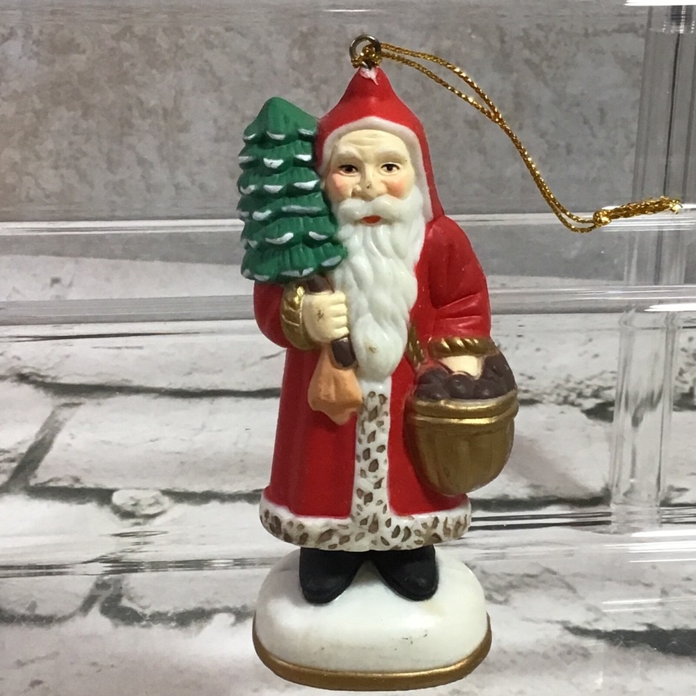 Vintage Christmas Santa Claus Ornament Old Fashioned St Nick